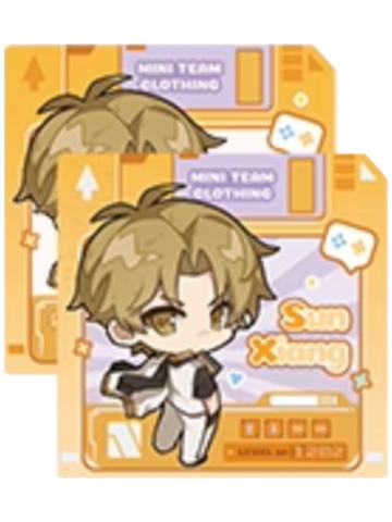 孙翔拍立得透卡套组-mini队服系列