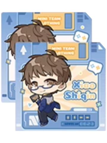 肖时钦拍立得透卡套组-mini队服系列