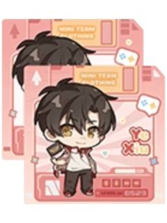 叶修拍立得透卡套组-mini队服系列