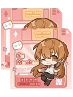 苏沐橙拍立得透卡套组-mini队服系列