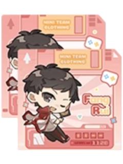 方锐拍立得透卡套组-mini队服系列