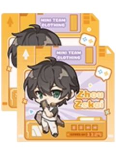 周泽楷拍立得透卡套组-mini队服系列