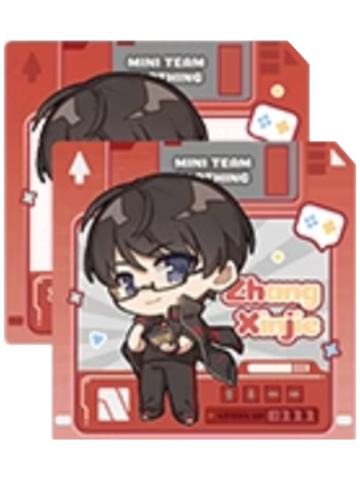 张新杰拍立得透卡套组-mini队服系列