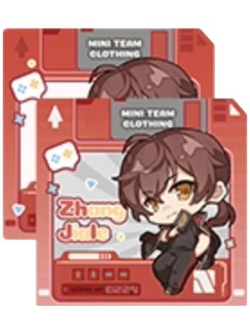 张佳乐拍立得透卡套组-mini队服系列