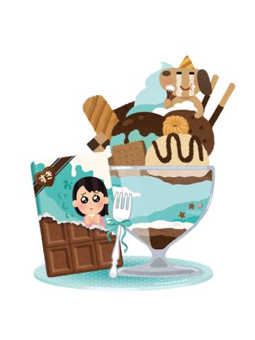 沁爽！薄巧巴菲杯立牌-亚克力谷美第二弹