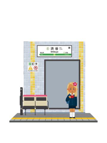 下一站涩谷立牌-亚克力谷美第二弹
