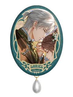 齐司礼彩碎珠宝吊坠徽章-银海一梦系列