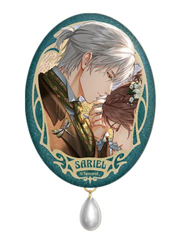 齐司礼彩碎珠宝吊坠徽章-银海一梦系列