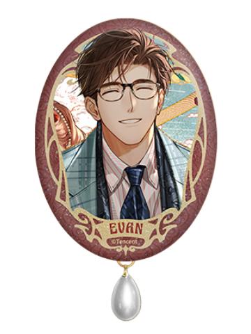 陆沉彩碎珠宝吊坠徽章-银海一梦系列