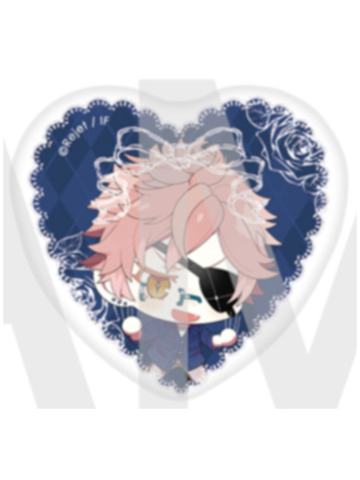 月浪辛爱心全闪徽章-囚禁小不点吸血鬼系列