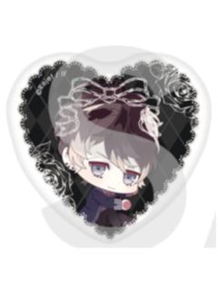 无神琉辉爱心全闪徽章-囚禁小不点吸血鬼系列