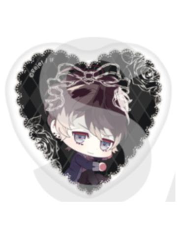 无神琉辉爱心全闪徽章-囚禁小不点吸血鬼系列