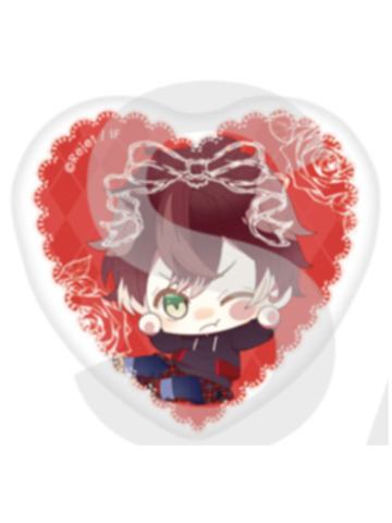 逆卷绫人爱心全闪徽章-囚禁小不点吸血鬼系列