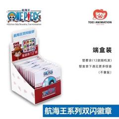 马口铁徽章-航海王系列双闪徽章-资料图