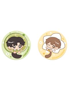 路星辞&段嘉衍Q版毛绒吧唧套组-同窗系列