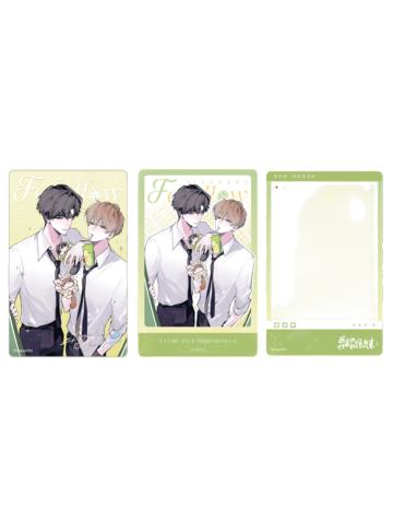 路星辞&段嘉衍拍立得透卡套组-同窗系列