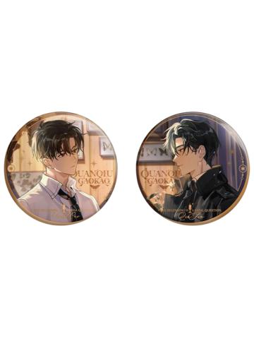 游惑&秦究马口铁徽章套组-风雪重逢系列