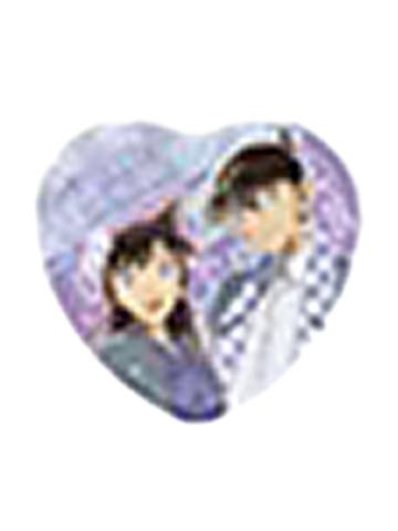 工藤新一&毛利兰(隐藏款)心形吧唧-广博M28食玩系列