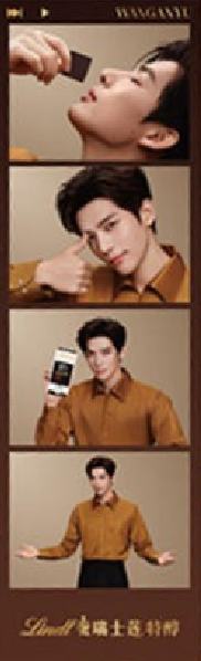 瑞士莲代言特醇人生四格