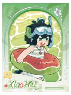 罗小黑A-夏日大作战系列纸夹相卡