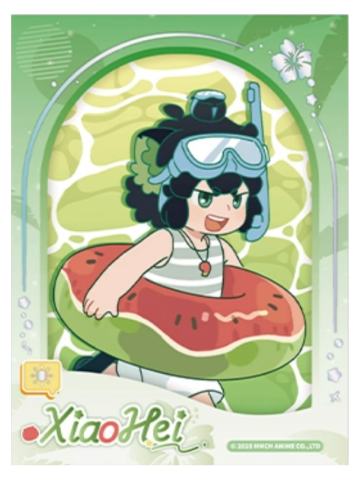 罗小黑A-夏日大作战系列纸夹相卡