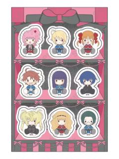 eeo坐姿豆豆眼Q版贴纸