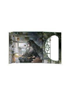 仇远屏风色纸-仇远的一天系列