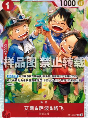 艾斯&萨波&路飞