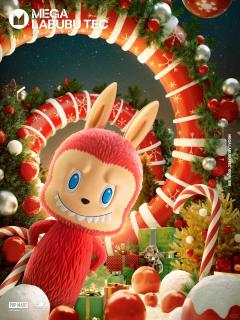 MEGA LABUBU TEC 1000% 圣诞
