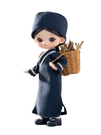 异色款-甘露寺莫愁可动人偶吊卡