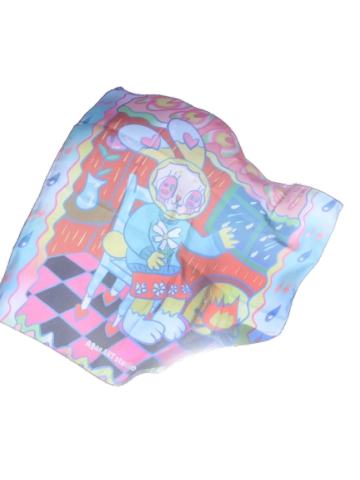 方巾「下雨的时候也不孤单」