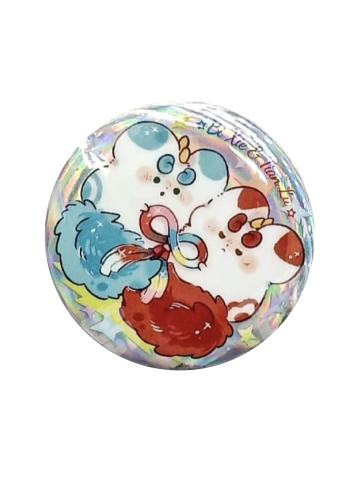 哥哥&弟弟-八宝糖系列马口铁徽章套组