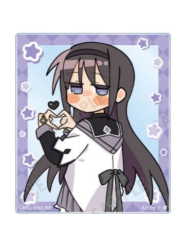 晓美焰1-插画家小津联动亚克力小卡