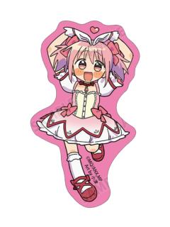 鹿目圆1-插画家小津联动贴纸