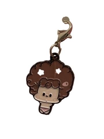 爆炸头mini挂件(白皮)