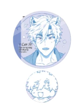 兰斯1-心动双重奏系列1+1徽章