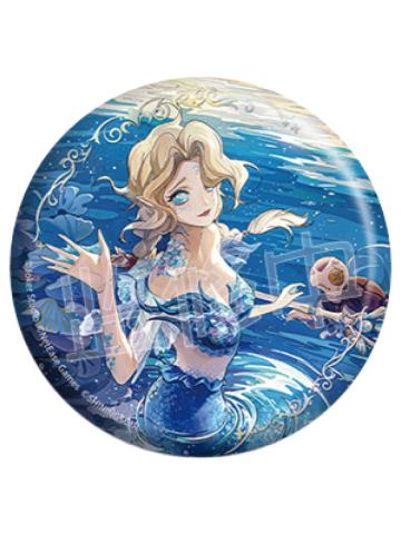 渔女(海洋魅影)圆形徽章-奇幻秘境系列第二弹