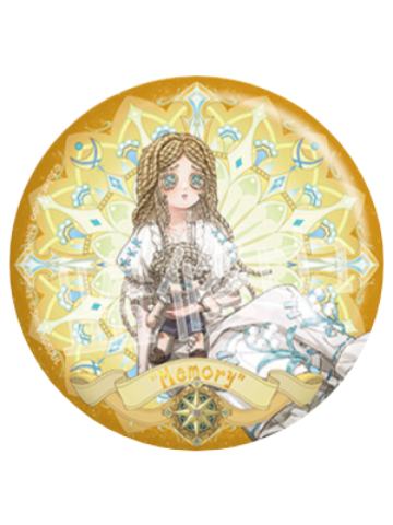 小女孩(花间奇遇隐藏款)圆形徽章-奇幻秘境系列第二弹