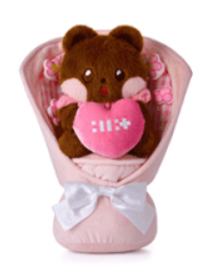 二周年玩偶花束4