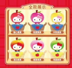 三丽鸥Hello Kitty 款果篮甜心系列摇摇萌趣豆-资料图