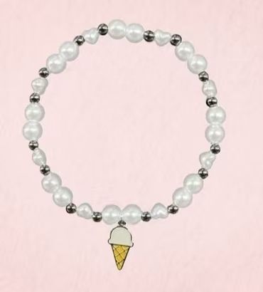 冰淇淋串珠手链