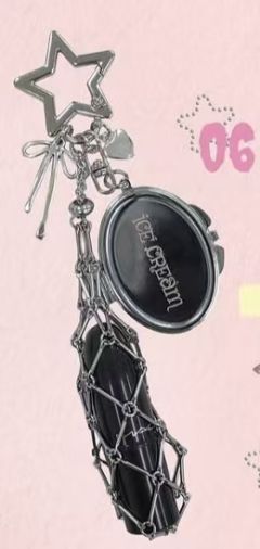 冰淇淋唇链&镜子钥匙扣