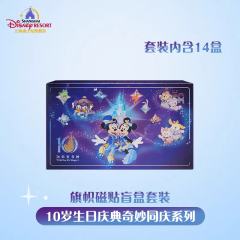 旗帜磁贴盲盒套装—2026上迪10岁生日庆典奇妙同庆系列-资料图