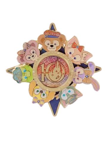 七宝旋转徽章-26上迪10岁生日庆典系列