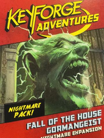 KeyForge Adventures: Fall of the House Gormangeist Nightmare Expansion