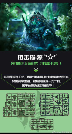 铁啸 超机动机甲 C.A.T 02号机“獠”猫型机甲 密林迷彩限定版-资料图