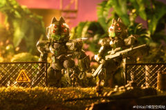 铁啸 超机动机甲 C.A.T 02号机“獠”猫型机甲 密林迷彩限定版-资料图