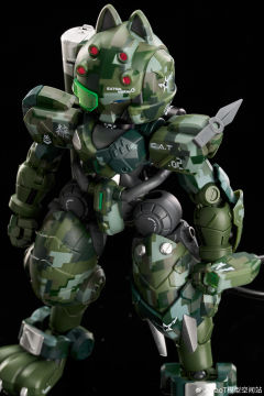 铁啸 超机动机甲 C.A.T 02号机“獠”猫型机甲 密林迷彩限定版-资料图