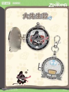 疯狂动物城双层金属相框吊坠系列-资料图