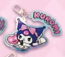 G赏-酷洛米镭射亚克力挂饰3-资料图